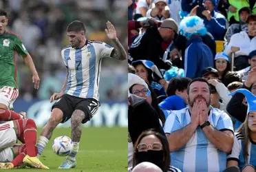 The midfielder had a weak game but he improved in the second half and at the end, he revealed something that caused surprise.