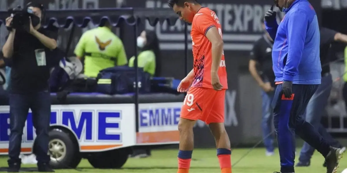 The midfielder, who is key to La Máquina, had to leave the field against Mazatlán.
