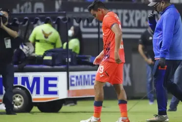 The midfielder, who is key to La Máquina, had to leave the field against Mazatlán.