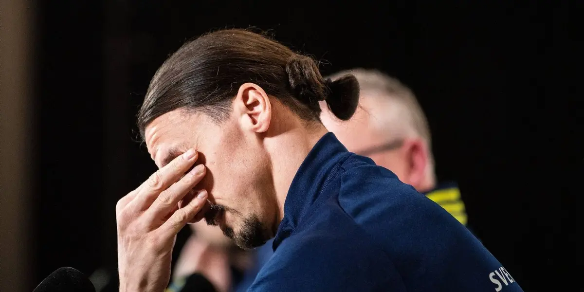 Zlatan Ibrahimovic cries with emotion for his return to the Swedish National Team