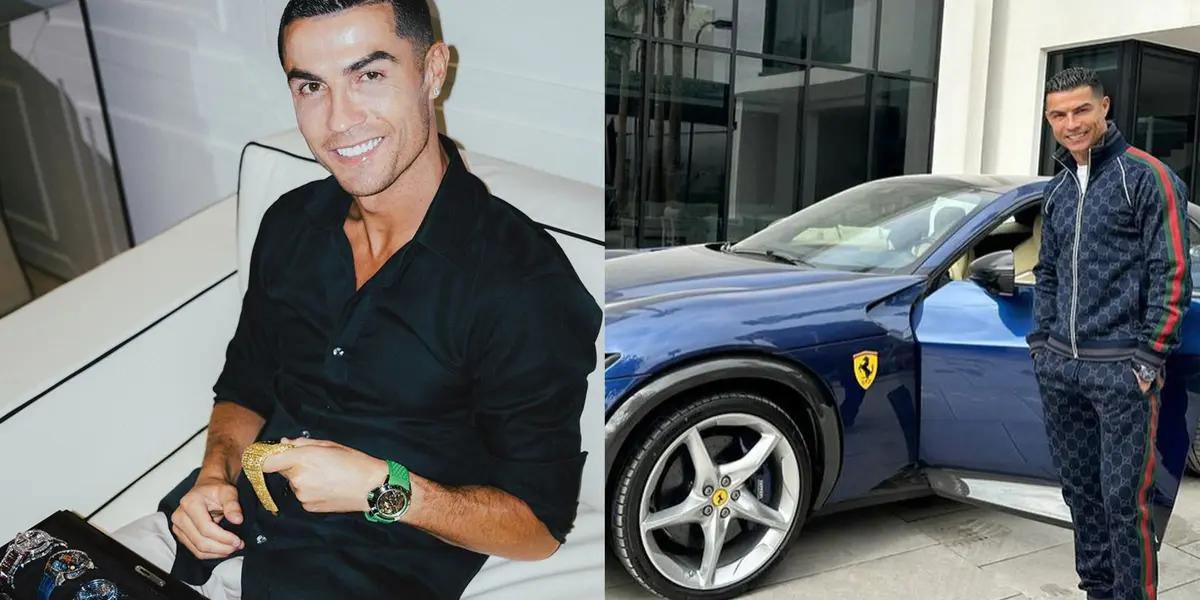 The millionaire watch that Cristiano Ronaldo bought to match his new Ferrari