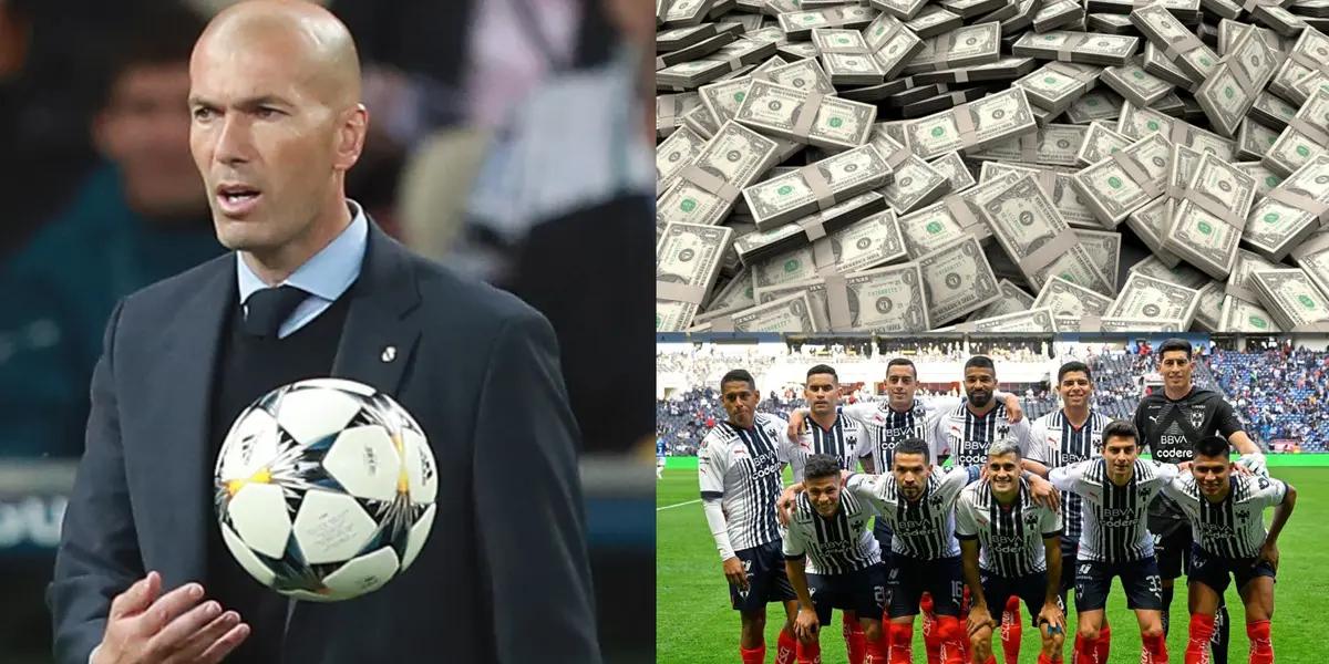 The Monterrey team would go with everything to have Zidane in their ranks