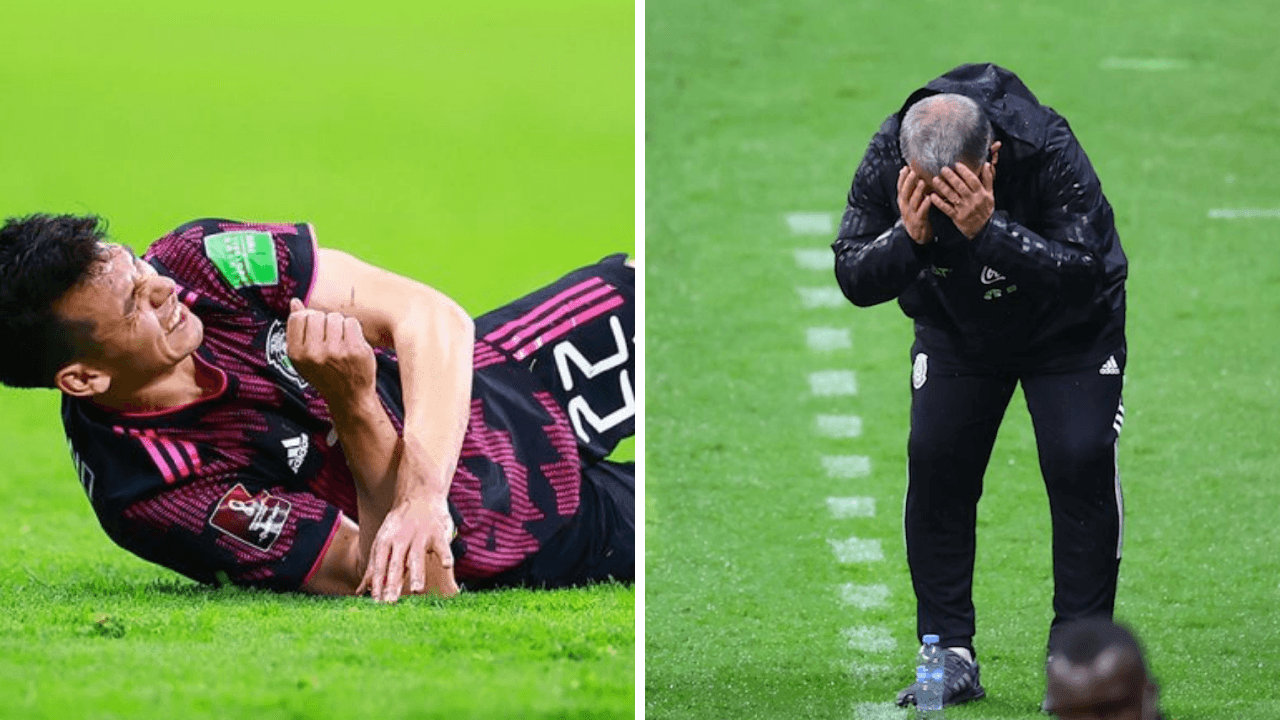 The Napoli striker was injured in a match in which Raúl Jiménez saved Gerardo Martino's job with a penalty.