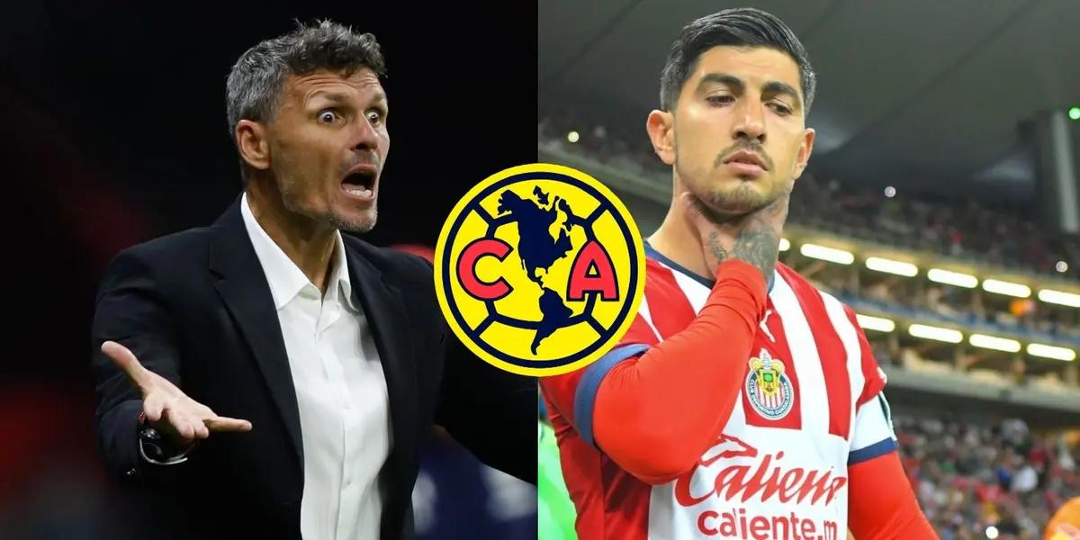 The national classic is just around the corner, the coach of América launched harsh criticism of Víctor Guzmán from Chivas