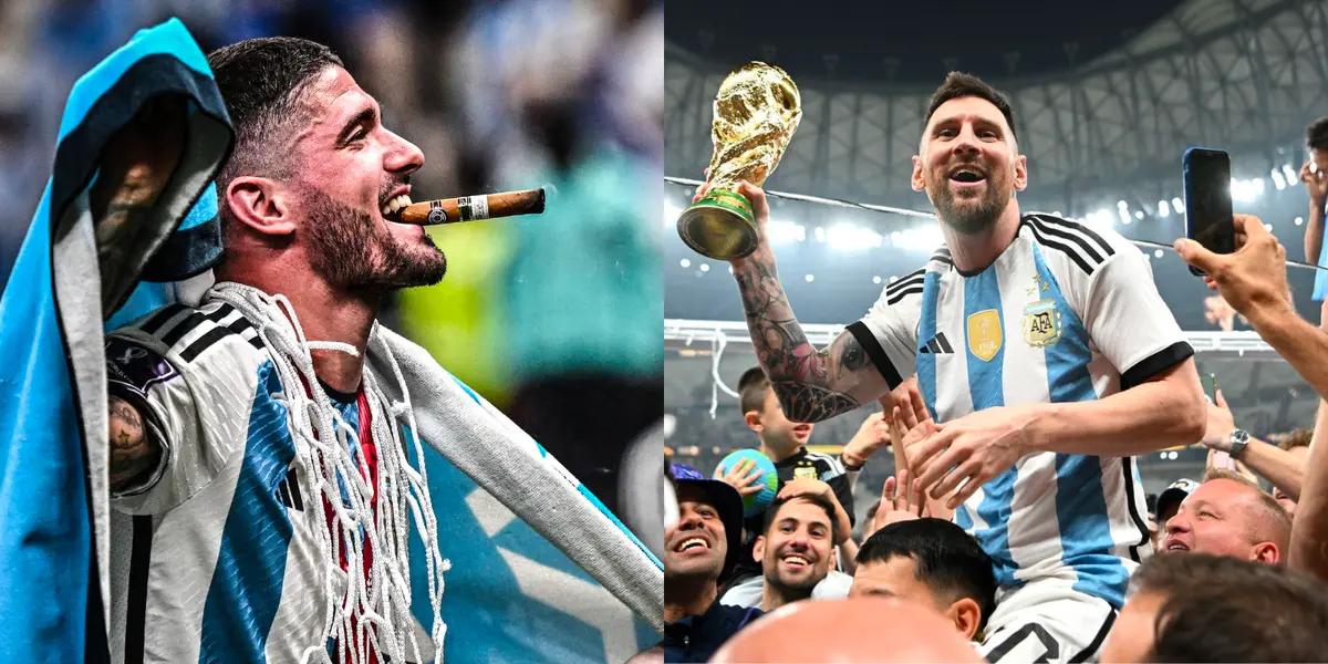 The national team midfielder revealed the incredible anecdote after winning the World Cup