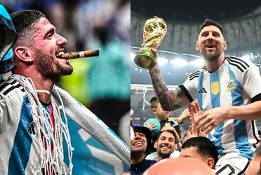 The national team midfielder revealed the incredible anecdote after winning the World Cup