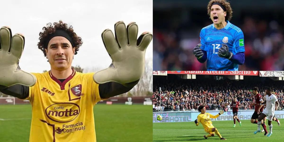 The new nickname given to Guillermo Ochoa in Salerno after he made his debut with that team