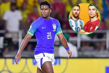 The new Real Madrid player surprises at a press conference with Brazil