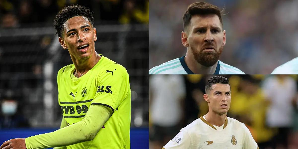 The new sensation, Jude Bellingham, knows who's the true GOAT.