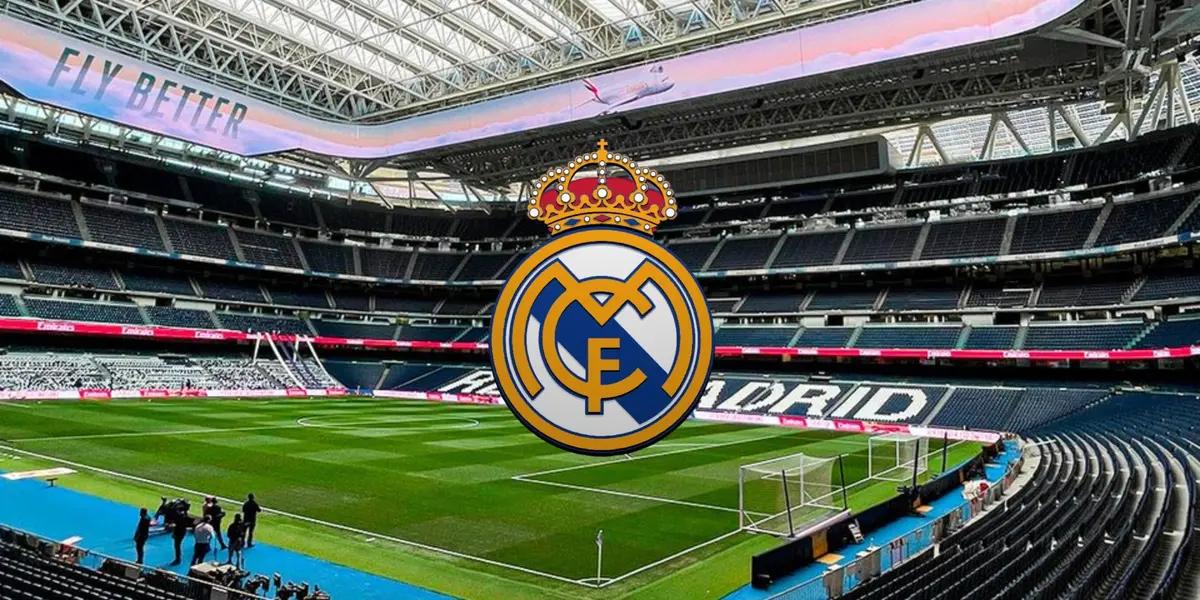 The newly renovated Santiago Bernabeu empty during the day.