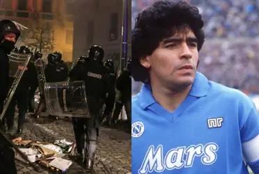 The news of Diego Maradona's death shocked everyone, but Naples is special and the police fear the worst