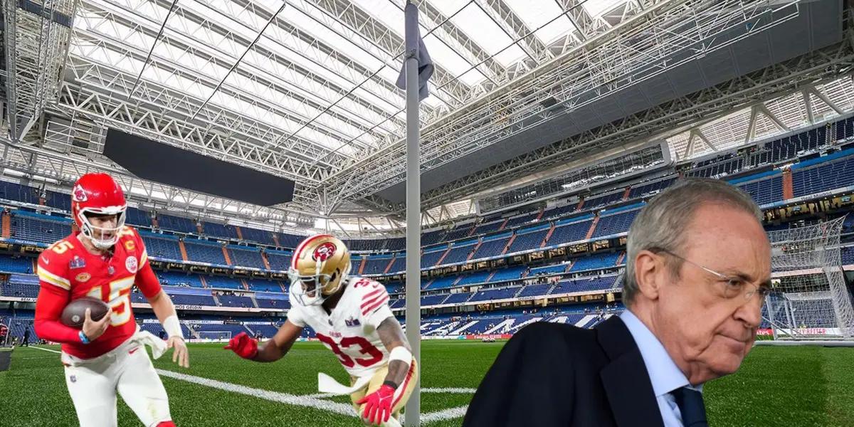 The NFL will host a regular season game next year at the Santiago Bernabeu.