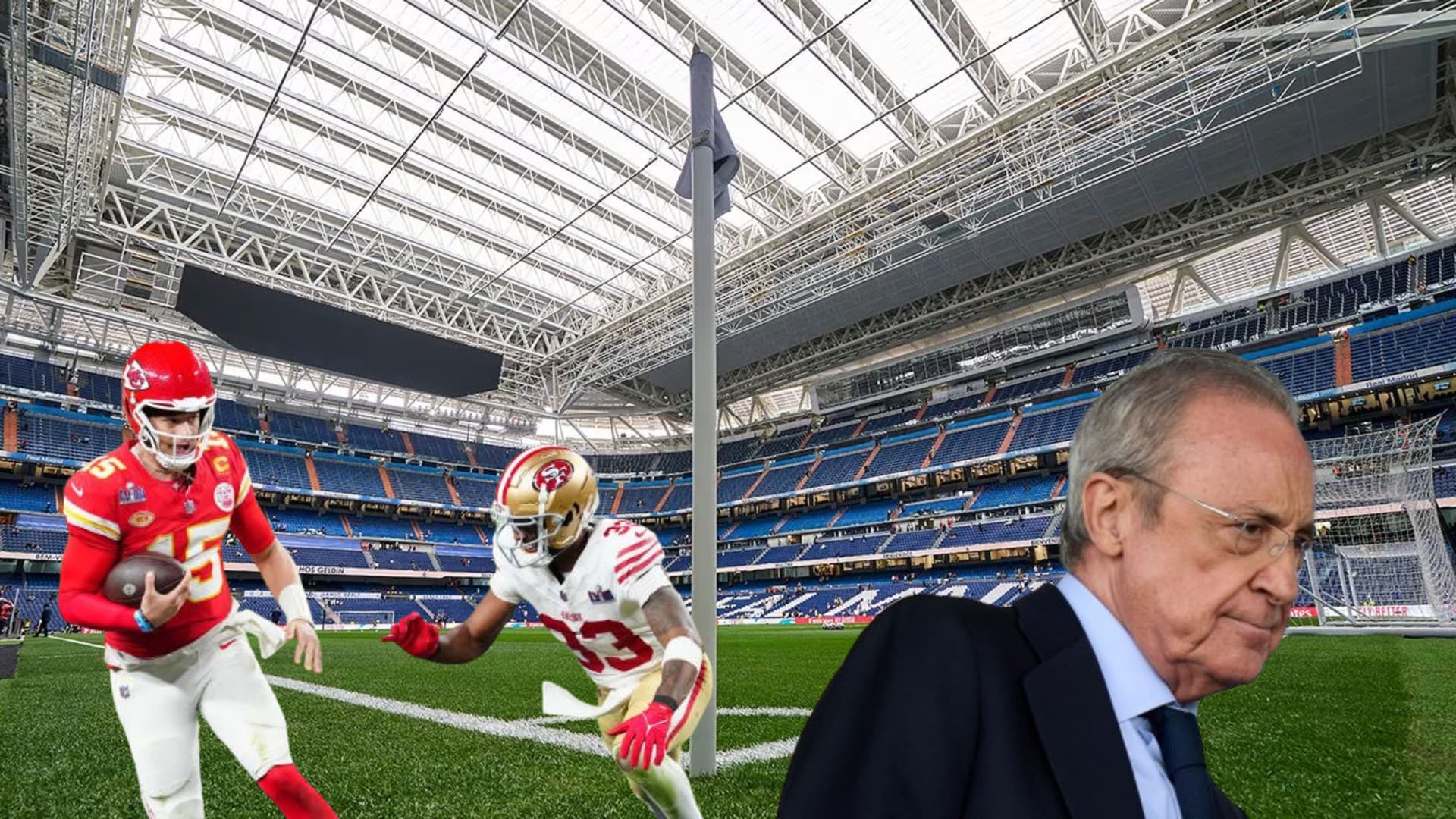 The NFL will host a regular season game next year at the Santiago Bernabeu.