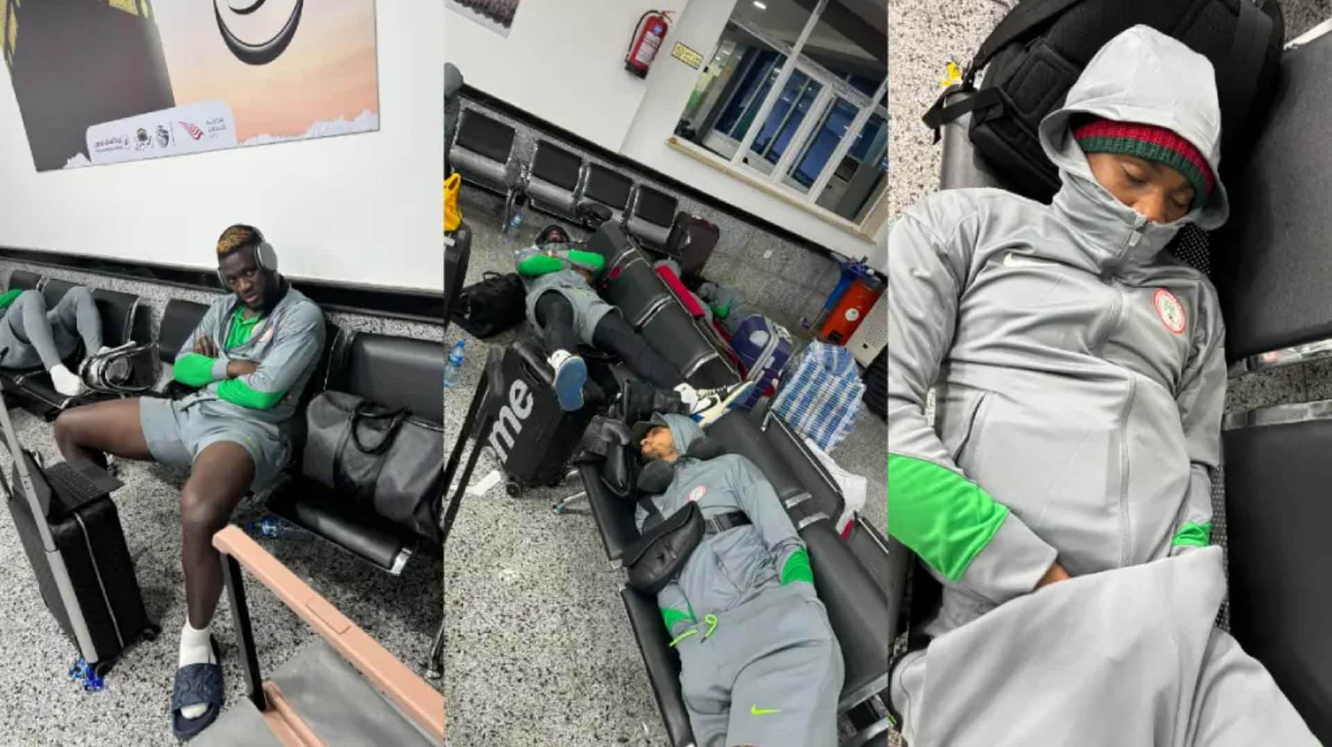 The Nigerian team suffered a abandonment at an airport, they blame their rival Libya
