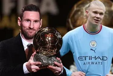 The Norwegian confessed after the golden ball won by the Argentine star.
