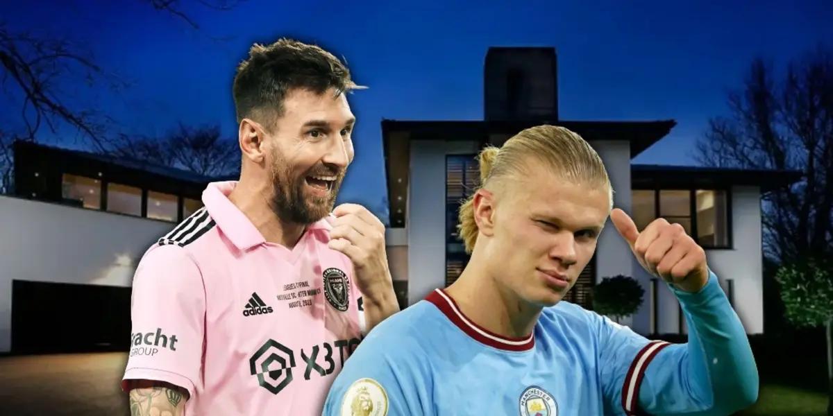 The norwegian from Manchester City lives on a very luxurious house on the british city.