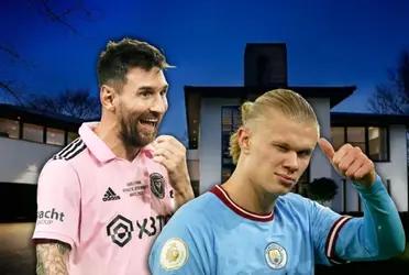 The norwegian from Manchester City lives on a very luxurious house on the british city.