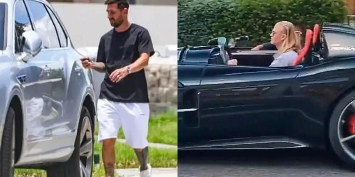 The Norwegian goalscorer has been seen on the streets of Manchester aboard a luxurious car