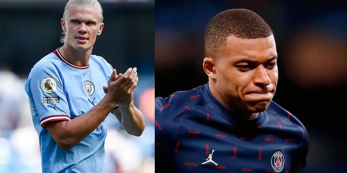 The Norwegian has established himself in a big way in the latest Premier League encounter and is already taking a low blow at Mbappe