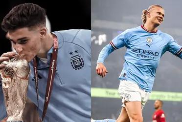 The Norwegian, in the first official post-World Cup match, stomped