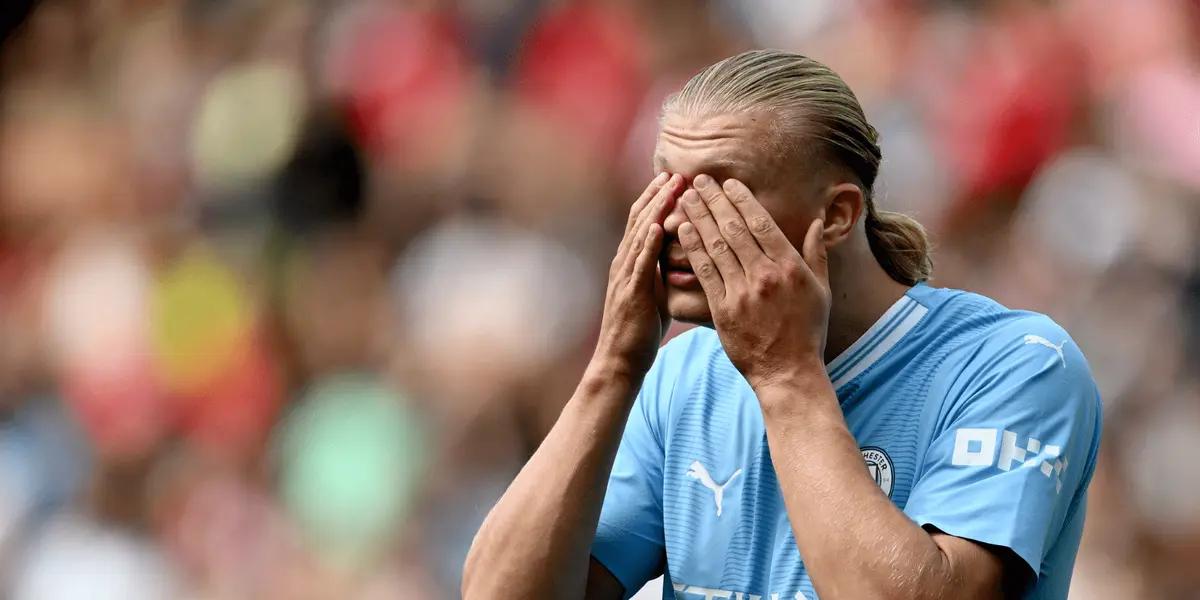 The Norwegian scored again and gives the victory to Manchester City.