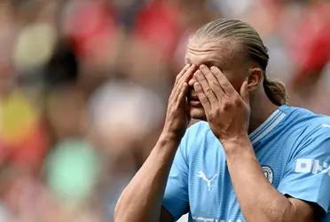 The Norwegian scored again and gives the victory to Manchester City.