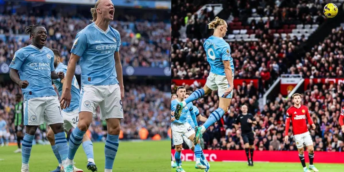 The Norwegian striker already records historic stats this season