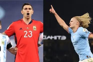 The Norwegian striker does not stop shining and the world champion had a great gesture with his teammate