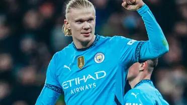 The Norwegian striker made a great play for Manchester City's goal that practically sentenced Nottingham Forest.