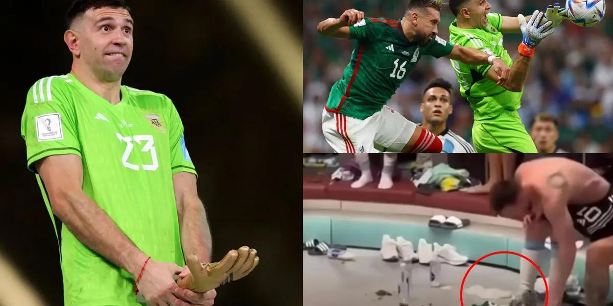 The official decision to take the award away from Dibu Martinez for his insults, for what happened with the Mexicans and his mockery
