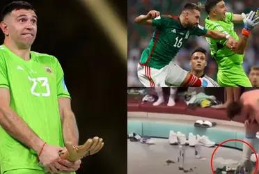 The official decision to take the award away from Dibu Martinez for his insults, for what happened with the Mexicans and his mockery