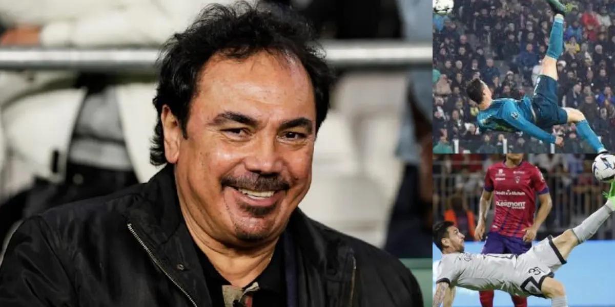 The only play by Chilena that Hugo Sánchez does value, all because the player even talked to him.