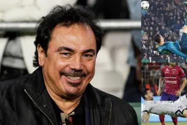 The only play by Chilena that Hugo Sánchez does value, all because the player even talked to him.