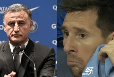 The Paris Saint-Germain coach substituted 'La Pulga' five minutes from the end in match day 4 and gave the reason at a press conference.