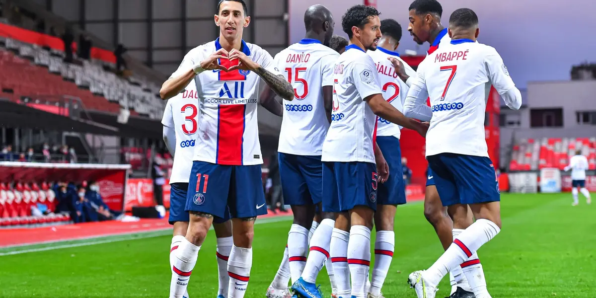 Ángel Di María scored an olympic goal in the victory of PSG