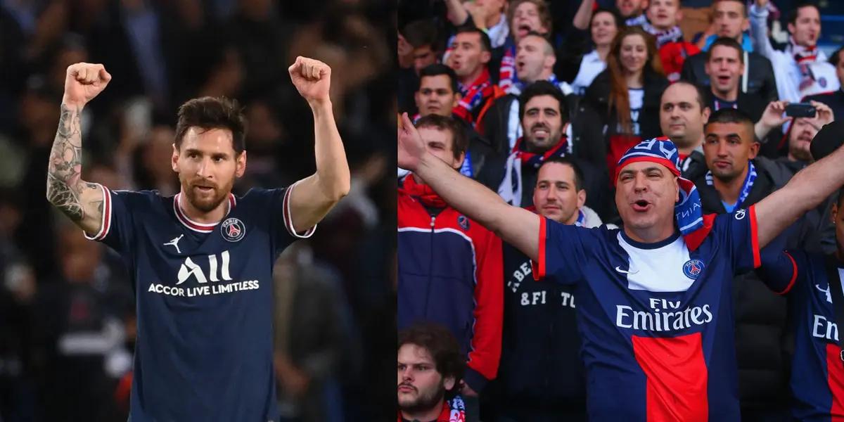 The Parisians are excited with the present from the captain of the Argentine team.