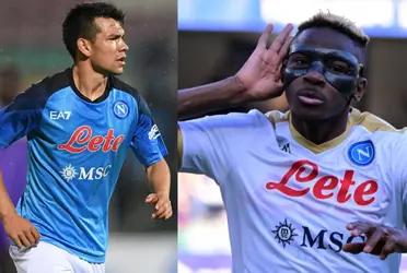 The partnership between Lozano and Nigerian player Osimhen hasn´t work out.
