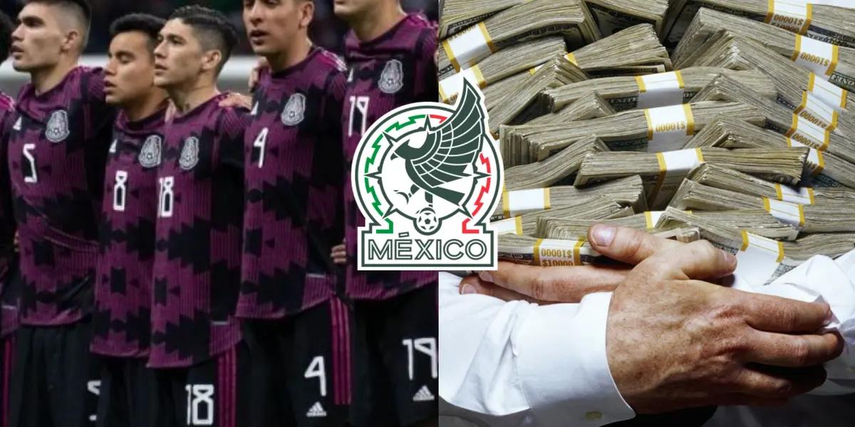 The player became a millionaire, thanks to his efforts, although this generated controversy in El Tri.