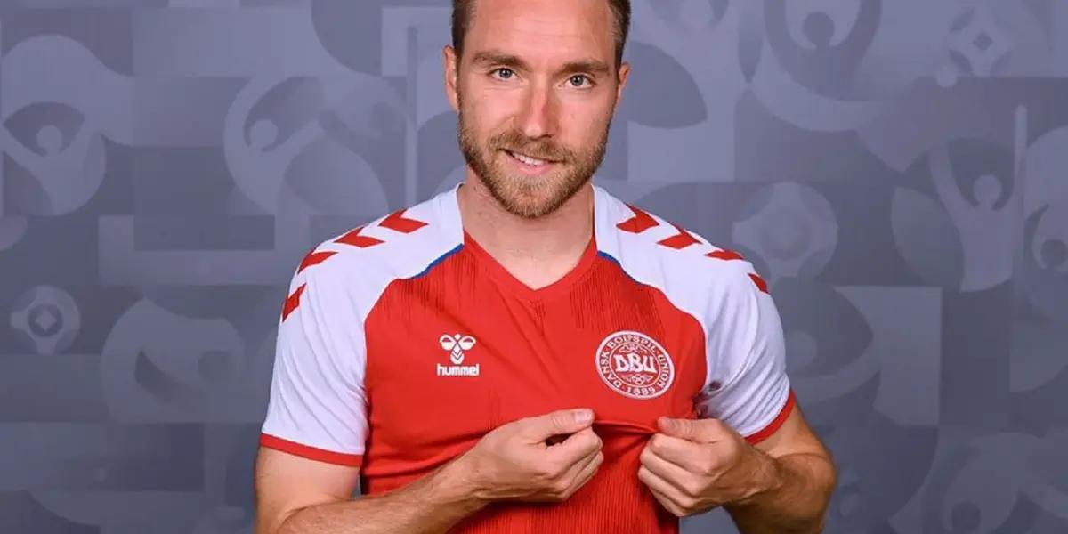 The player evolves from the collapse he suffered in the match between Denmark and Finland