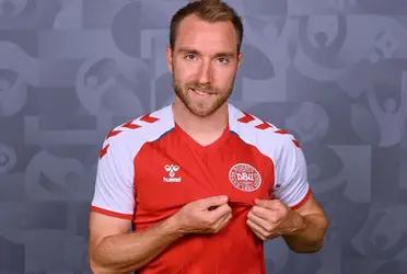 The player evolves from the collapse he suffered in the match between Denmark and Finland