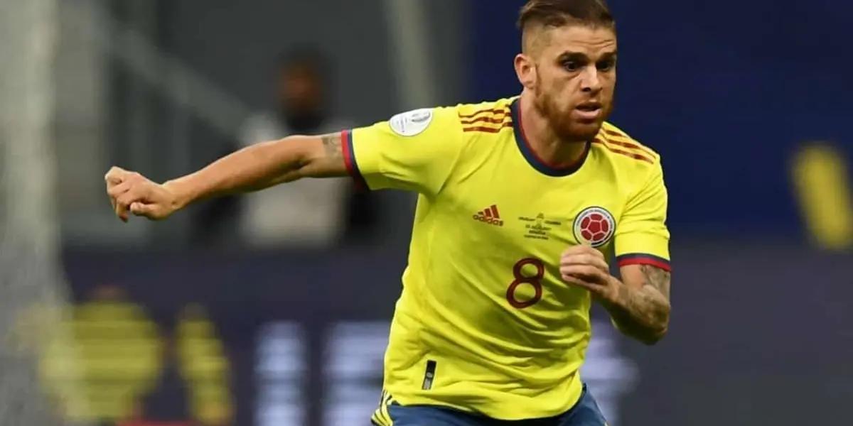 The player is a Colombian national team player.