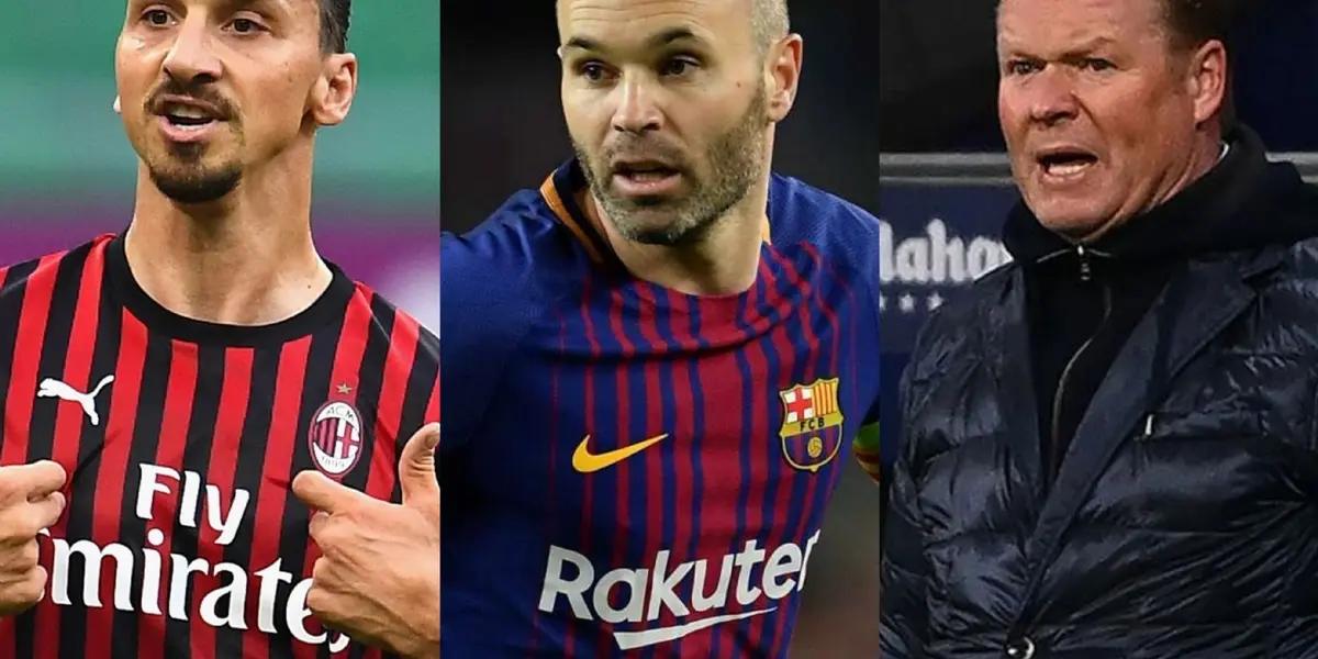 The player is no longer considered by the Dutch coach and Ibra wants him as a companion at the Italian side.