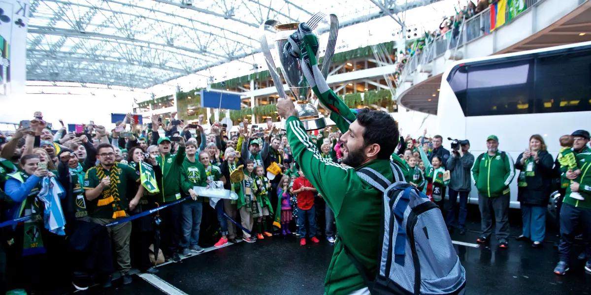 The player left MLS and returned to play for Lanus in Argentina.