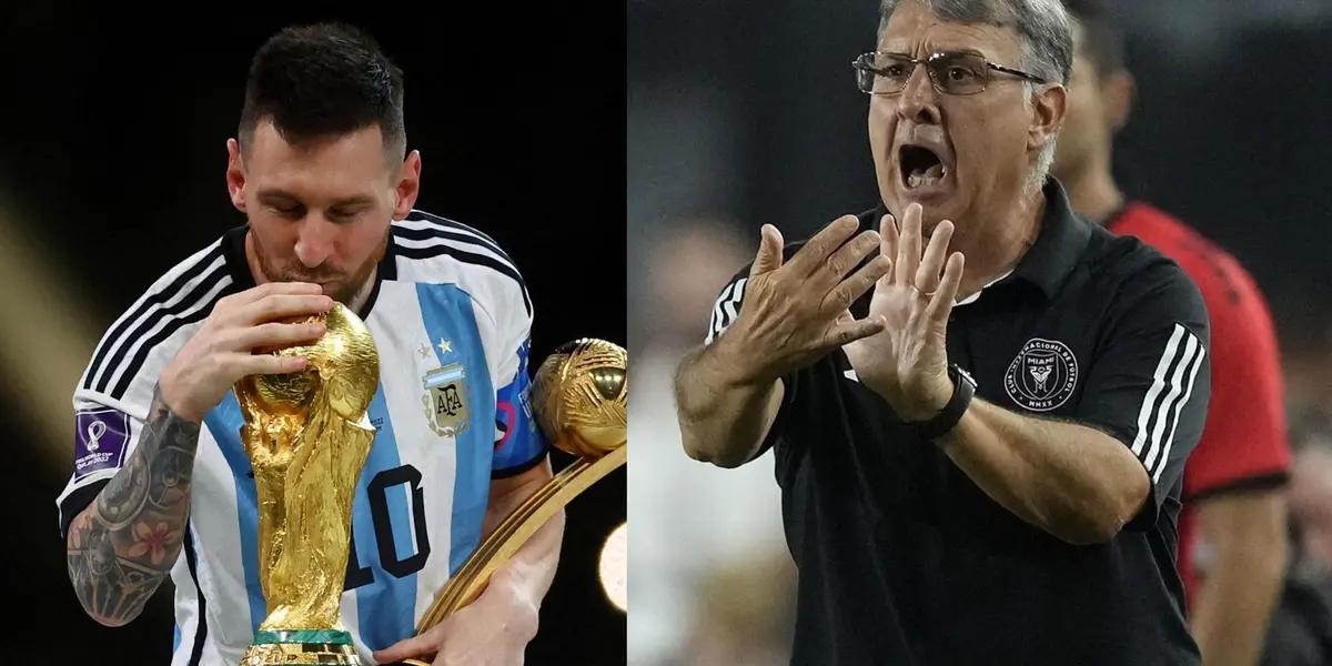 The player Messi beat in the World Cup and at what time he receives praise from the Inter Miami coach