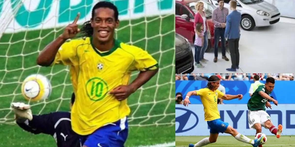 The player was a negative factor in the Mexican team, now he sells cars.