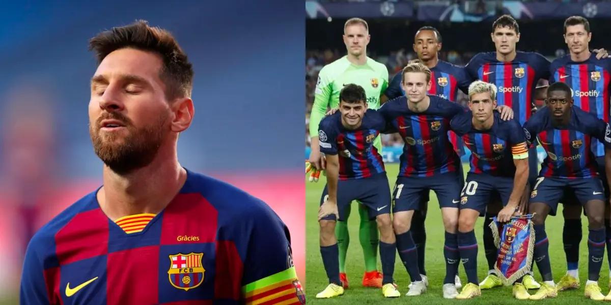 The player who arrived for free reduced his salary and now he is dismissed for Messi to arrive.