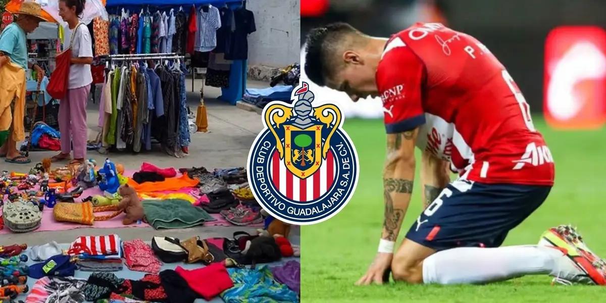 The player who came to Chivas as a star player, but the party won him over and now sells his clothing line