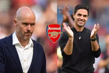 The player who did not want to play with Ten Hag and will now be Mikel Arteta's new pupil