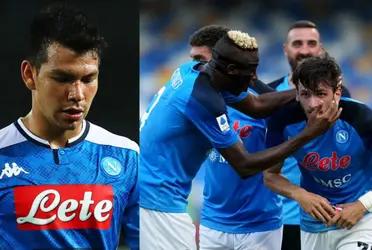 The player who doesn't want Hirving Lozano at Napoli and shows it on the pitch.