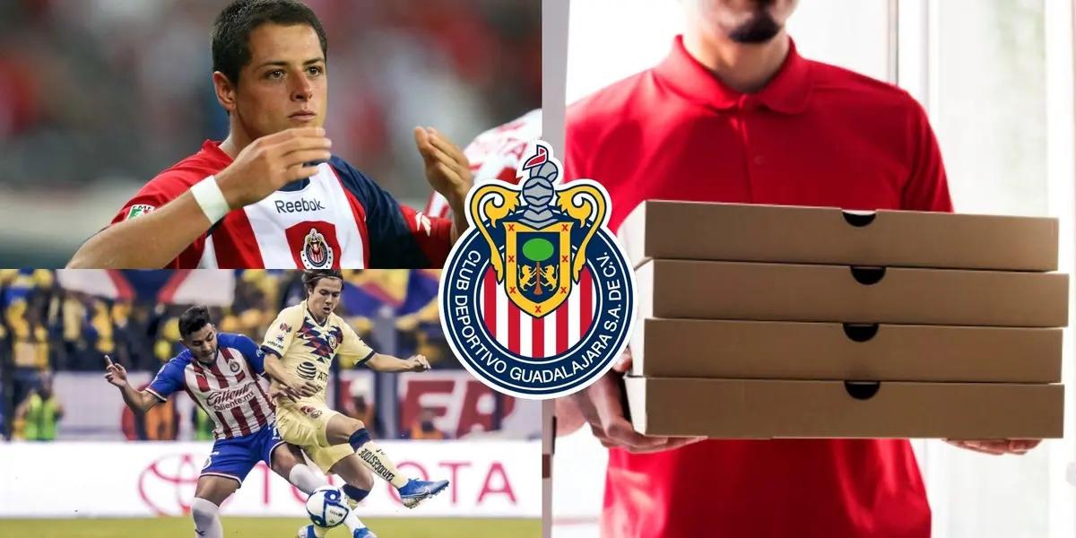 The player who gave the privilege of defeating Club America in a classic match with Chivas, was Chicharito's idol and now sells pizzas